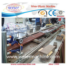 Linha de produção plástica de madeira da máquina da extrusora da placa da porta do PVC WPC